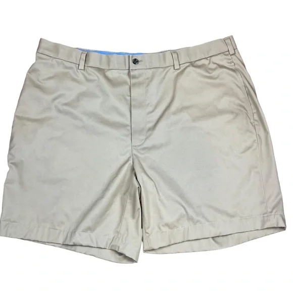 Brooks Brothers Lightweight Advantage Khaki Chino Shorts - 42 Waist - Picture 1 of 8